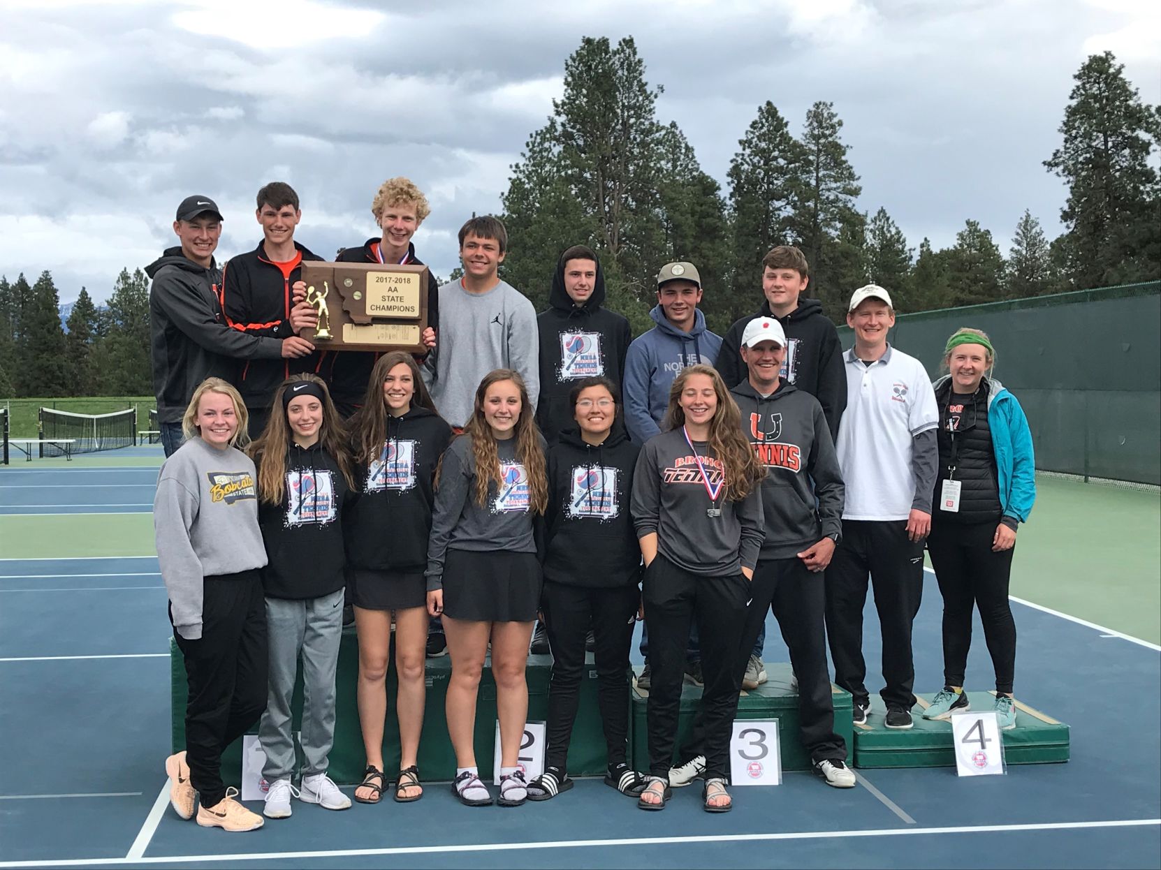 Class AA tennis - Billings Senior Broncs